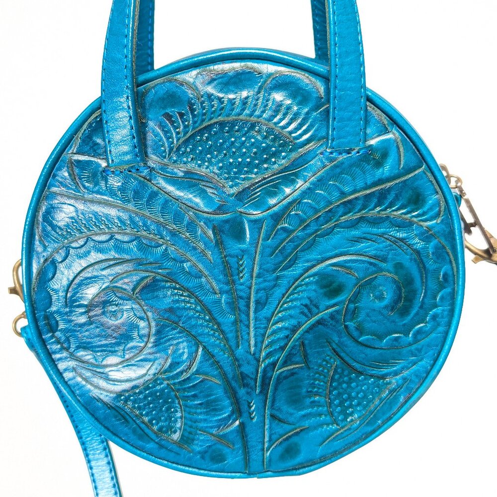 ALEXIS DAVID Made in Mexico Handmade Leather Shoulder Bag - NWT - Picture 14 of 14